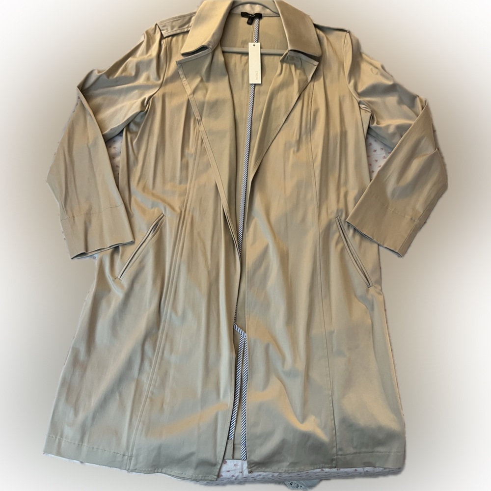 DREW Tan Lightweight Trench Coat, NWT
